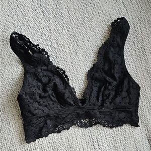 💝Victorias Secret Elegant Black Lace Bralette